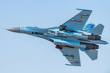 Sukhoi SU-27 van de Oekraïense luchtmacht. van Jaap van den Berg