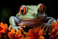Grüner Frosch von PixelPrestige Miniaturansicht