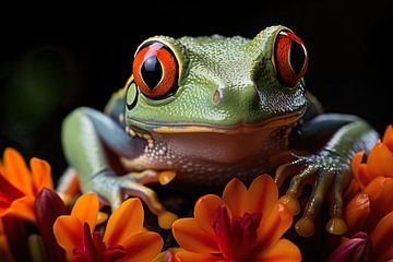 Green Frog by PixelPrestige