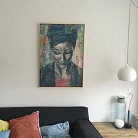 Klantfoto: Listen van Flow Painting, op canvas