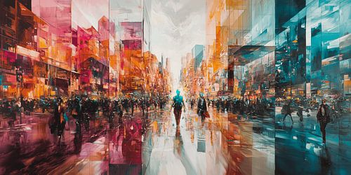 Fragmented Metropolis by ThetaGlitch