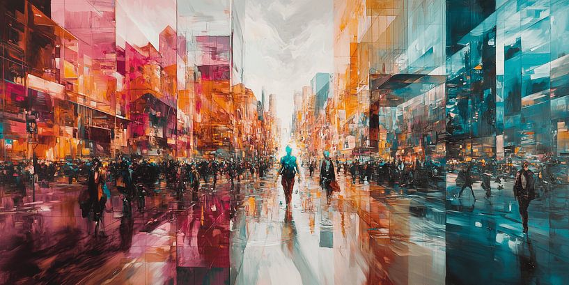 Fragmented Metropolis by ThetaGlitch