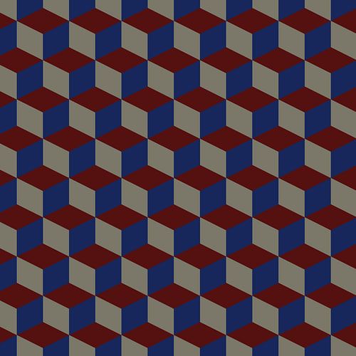 Motif géométrique abstrait moderne dans le style rétro no. 6