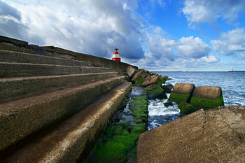 Havenpier bij IJmuiden