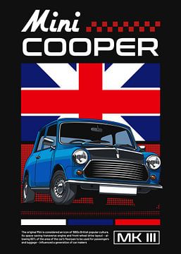 Mini Cooper MK 3 Oldtimer van Adam Khabibi