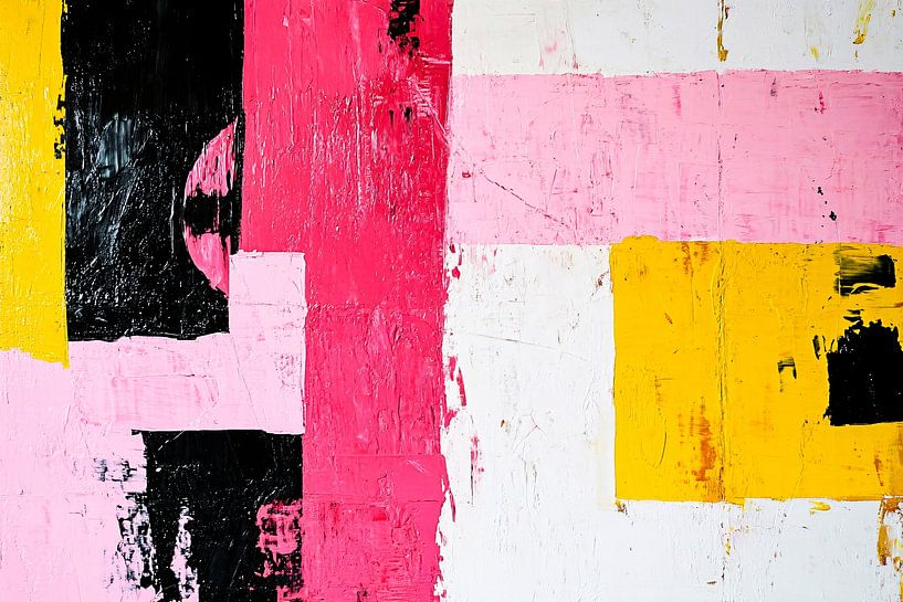 Colourful abstract painting by Art & Soul Creations