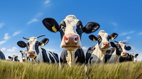 Nieuwsgierige koeien