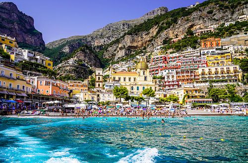 POSITANO VIEW FROM THE SEA