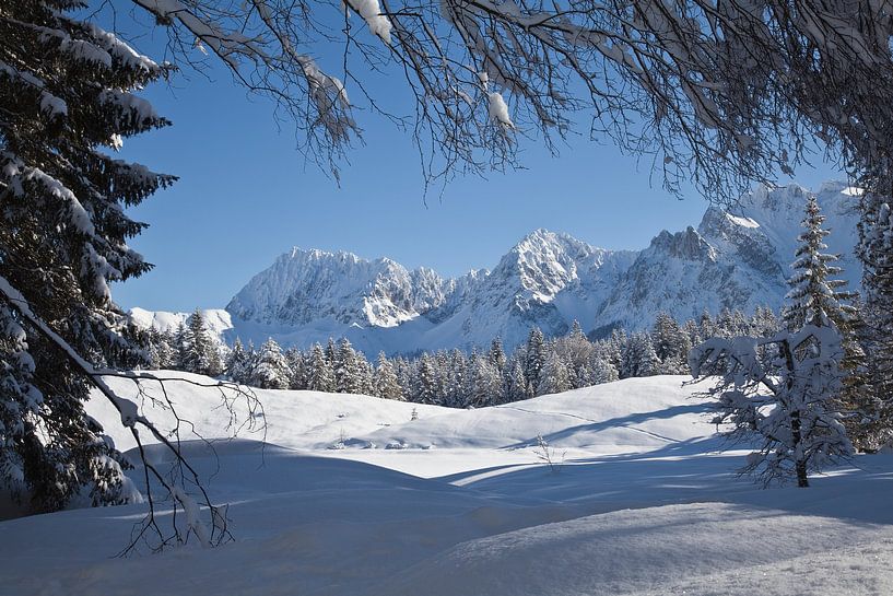 Karwendel in winter by Fabian Roessler
