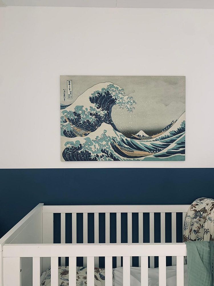 Die große Welle von Kanagawa, Hokusai 