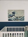 Klantfoto: De grote golf van Kanagawa, Hokusai
