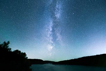 The Milky Way at the Rappboden Dam by Oliver Henze
