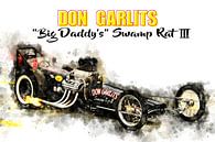 Don Garlits, Swamp Rat 3, mit Titel von Theodor Decker Miniaturansicht