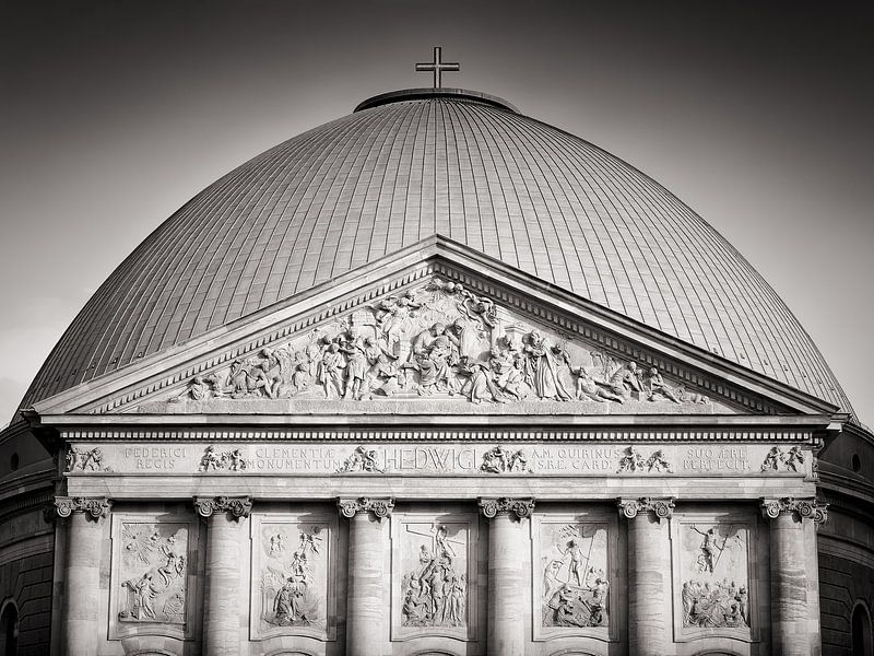 Photographie en noir et blanc : Berlin - Cathédrale St.-Hedwige par Alexander Voss