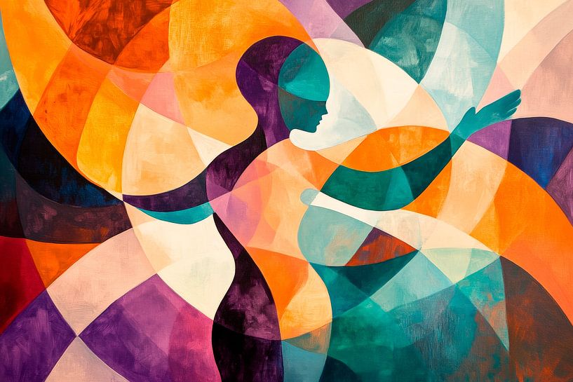 Physique coloré - danse des formes par Poster Art Shop