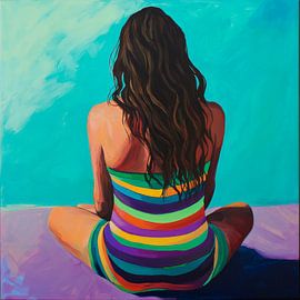 Rêves d'été aux couleurs vives sur Poster Art Shop