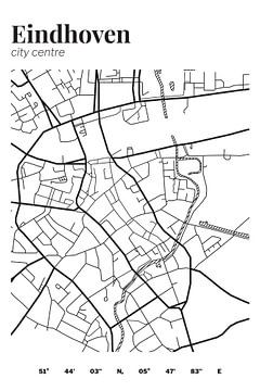 Plan de la ville d'Eindhoven sur Walljar
