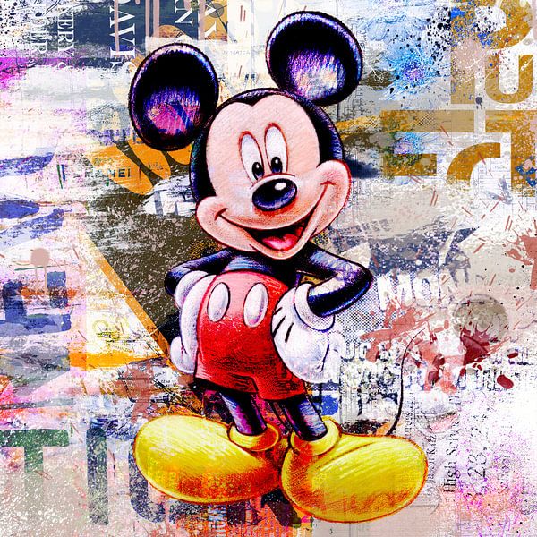 Mickey Street Art by Rene Ladenius Digital Art