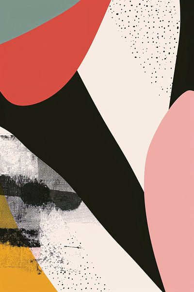 Abstract Shapes in Vivid Colours by Imperial Art House