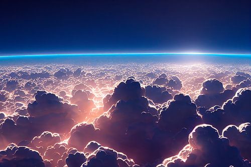 Earth as seen from the stratosphere. Part 1