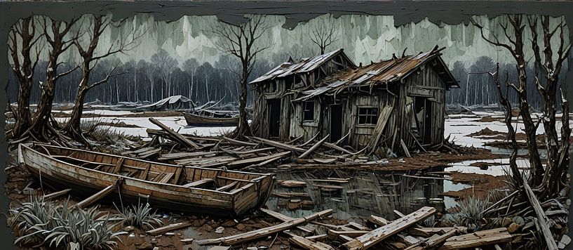 Cabanes sur la lande par Nick Wendt
