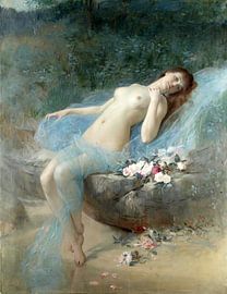 Vlaho Bukovac, Reclining nude, 1887 by Atelier Liesjes