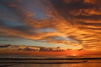 Zonsondergang in Katwijk aan zee..