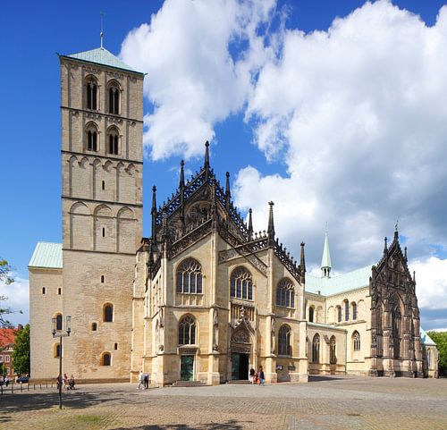 St.Paulus-Dom, Domplatz, Münster in Westfalen, Nordrhein-Westfalen,  Deutschland