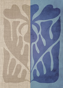 BLUE WATERCOLOR LINEN