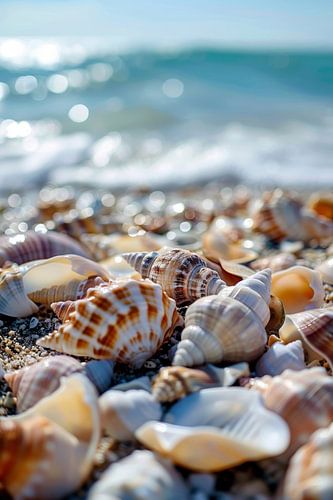 Schelpen op het strand