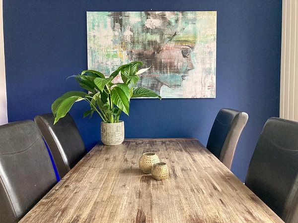 Klantfoto: Angie green van Atelier Paint-Ing, op canvas