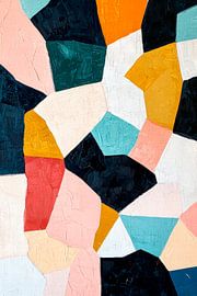 Abstracte kleurencompositie - Modern ontwerp van Poster Art Shop