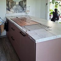 Photo de nos clients: Le chemin de la mer par Mel Digital Art, sur toile