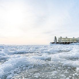 Winter aan het IJsselmeer 2021 van Etienne Hessels