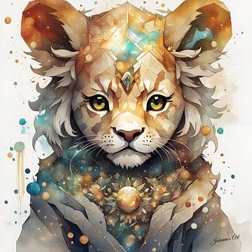 Chibi-leeuw 1 van Johanna's Art