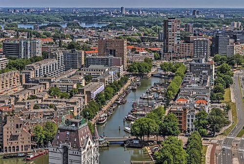 Rotterdam: het Haringvliet en de Kralingse Plas