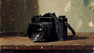 Appareil photo reflex noir