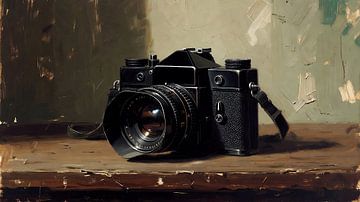 Appareil photo reflex noir