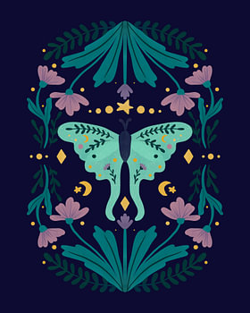Mystical Series – Luna Moth