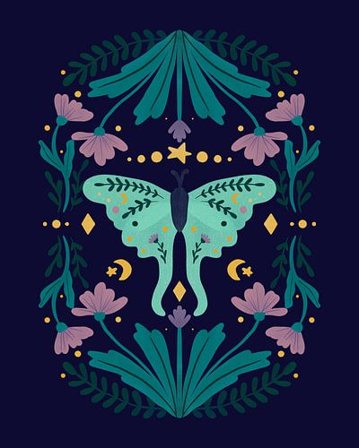 Mystische Serie - Luna Moth