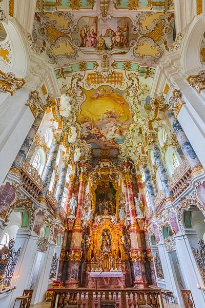 Interior of the Wieskirche by Henk Meijer Photography