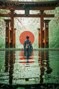 Art japonais Geisha sur Egon Zitter