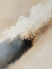 Moderne et abstrait dans le style japonais sur Japandi Art Studio