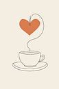 Coffee Line Art by Poster Art Shop thumbnail