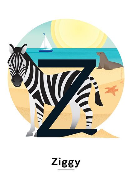 Poster du nom de Ziggy sur Hannahland .