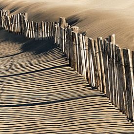 Beach shadows by Ben Hell