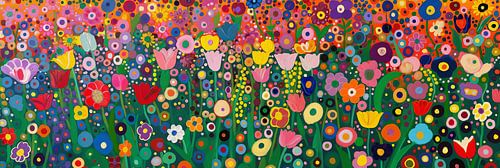 Bloemenzee in Kleurexplosie