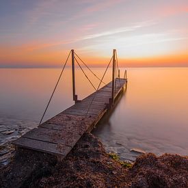 Jetty IJsselmeerdijk Edam by Erwin Jonkman