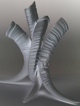 Hoorns in metalic deco van Maja Smits