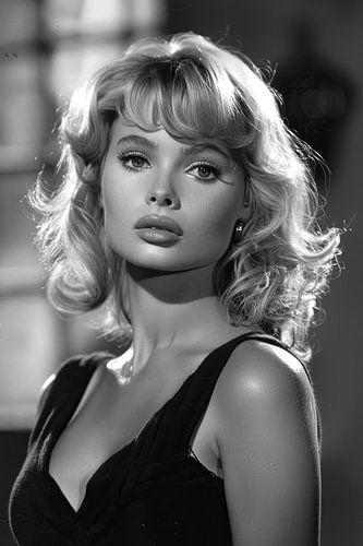 Glamour girl retro look